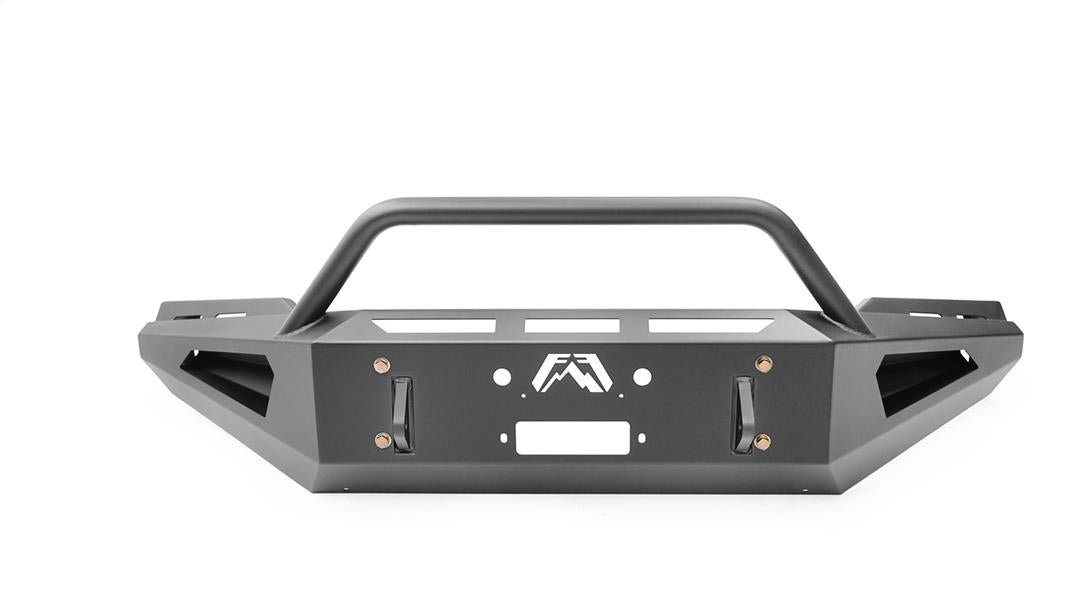 Fab Fours Red Steel Front Bumpers For 2018-2020 Ford F-150 - FF18-RS4562-1