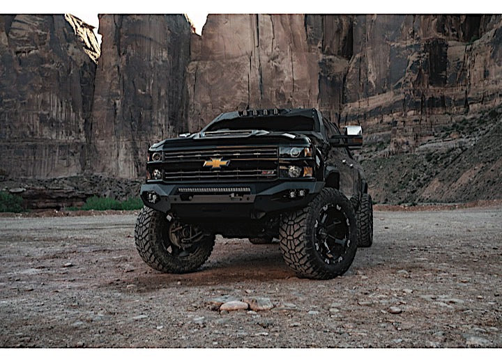 Fab Fours Matrix Front Bumpers For 2015-2019 Chevrolet Silverado 2500/3500