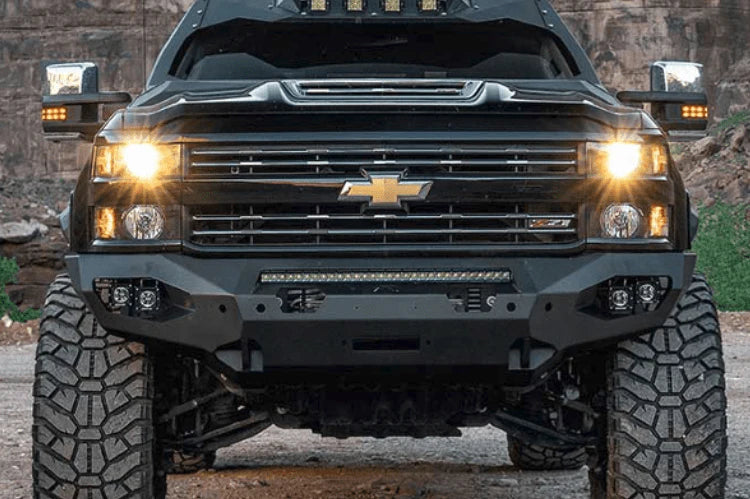 Fab Fours Matrix Front Bumpers For 2015-2019 Chevrolet Silverado 2500/3500