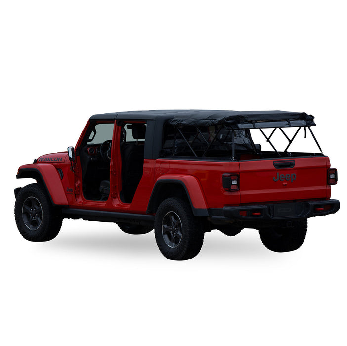 Fas-Top Traveler | 2 in 1 Topper & Tonneau Cover For 09-18 RAM 1500 & 10-18 RAM 2500/3500 6'4" Bed