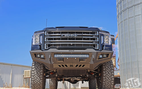 Bodyguard A2L Base Front Bumper For 2020-2023 GMC Sierra 2500/3500 - GAG20B