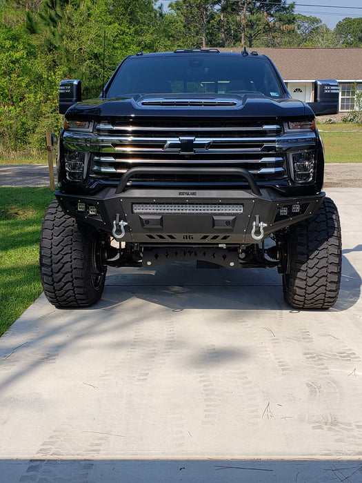 Bodyguard A2L Base Front Bumper For 2020-2023 GMC Sierra 2500/3500 - GAG20B