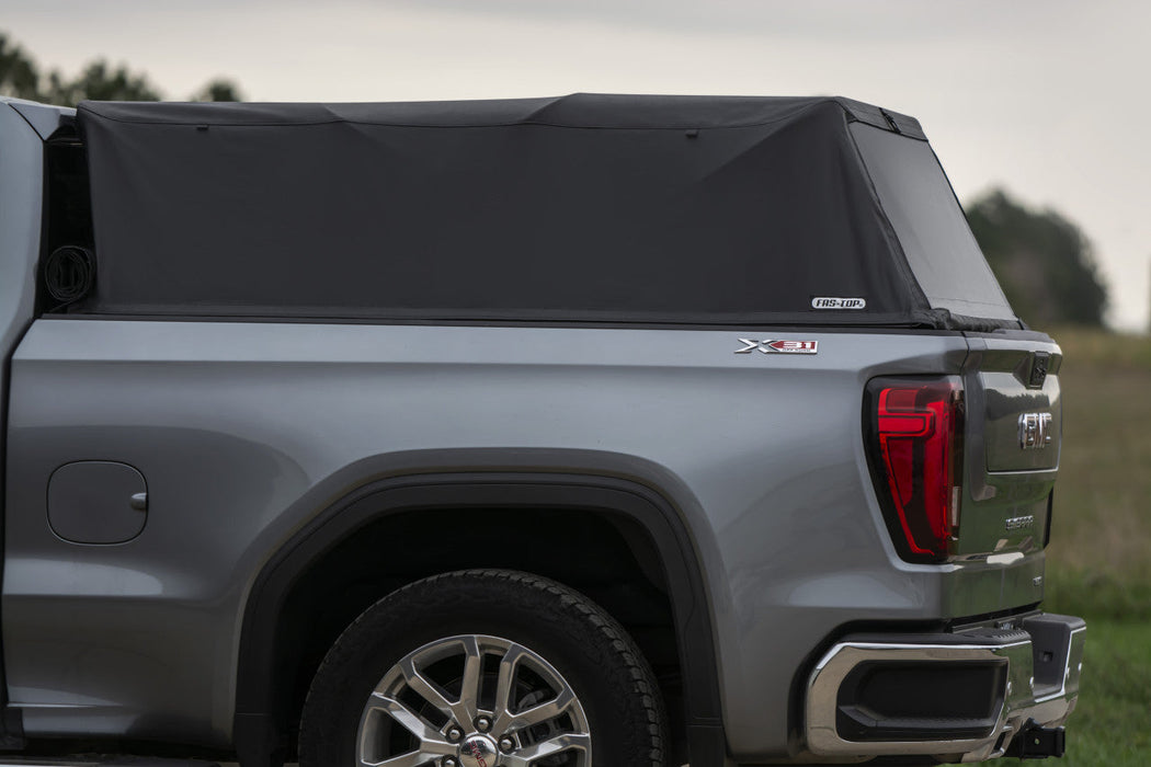 Fas-Top Traveler | 2 in 1 Topper & Tonneau Cover For 09-18 RAM 1500 & 10-18 RAM 2500/3500 6'4" Bed