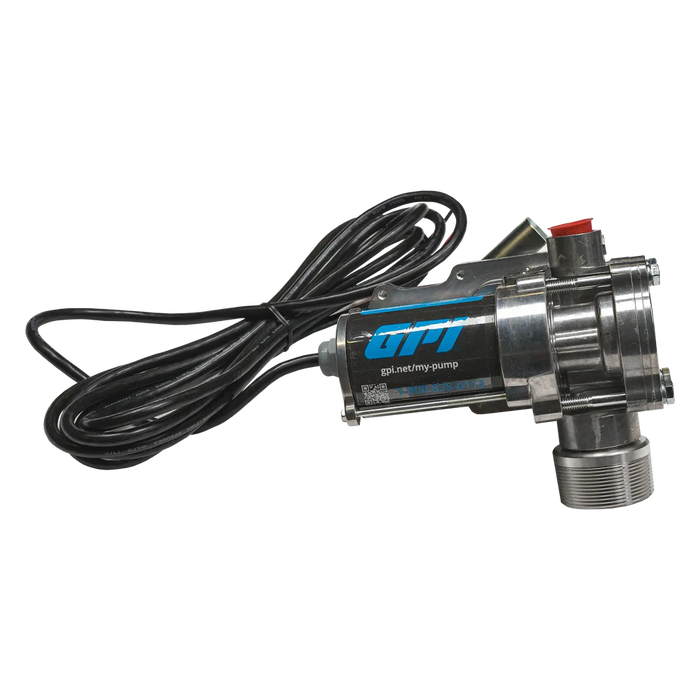 Chandler GPI 12V 8 GPM Fuel Transfer Pump - Manual Nozzle