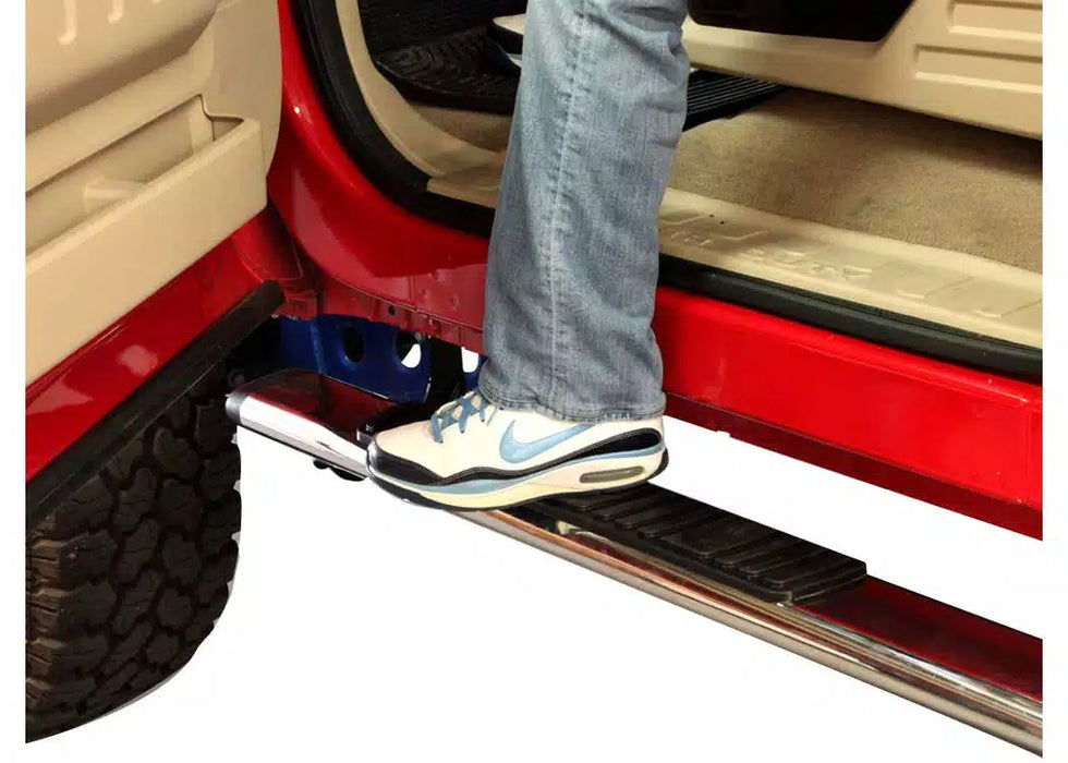 Go Rhino 5" O.E. Xtreme Low Profile Nerf Bar For 2004-2014 Ford F-150 6'7" Bed