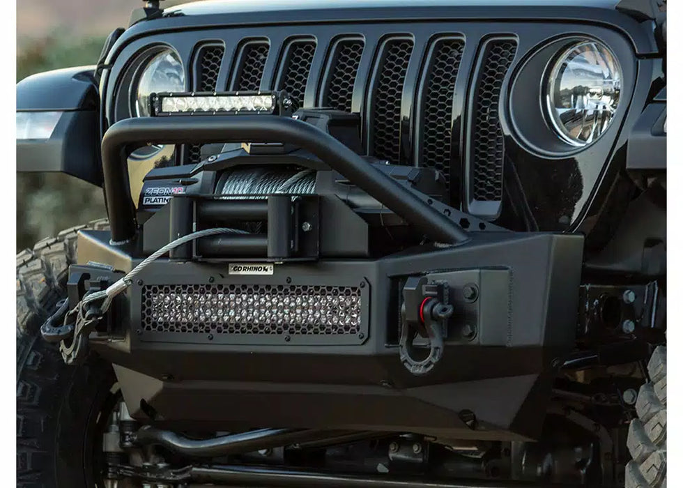 Go Rhino Rockline Stubby Front Winch Bumper 2020-2026 Jeep Gladiator
