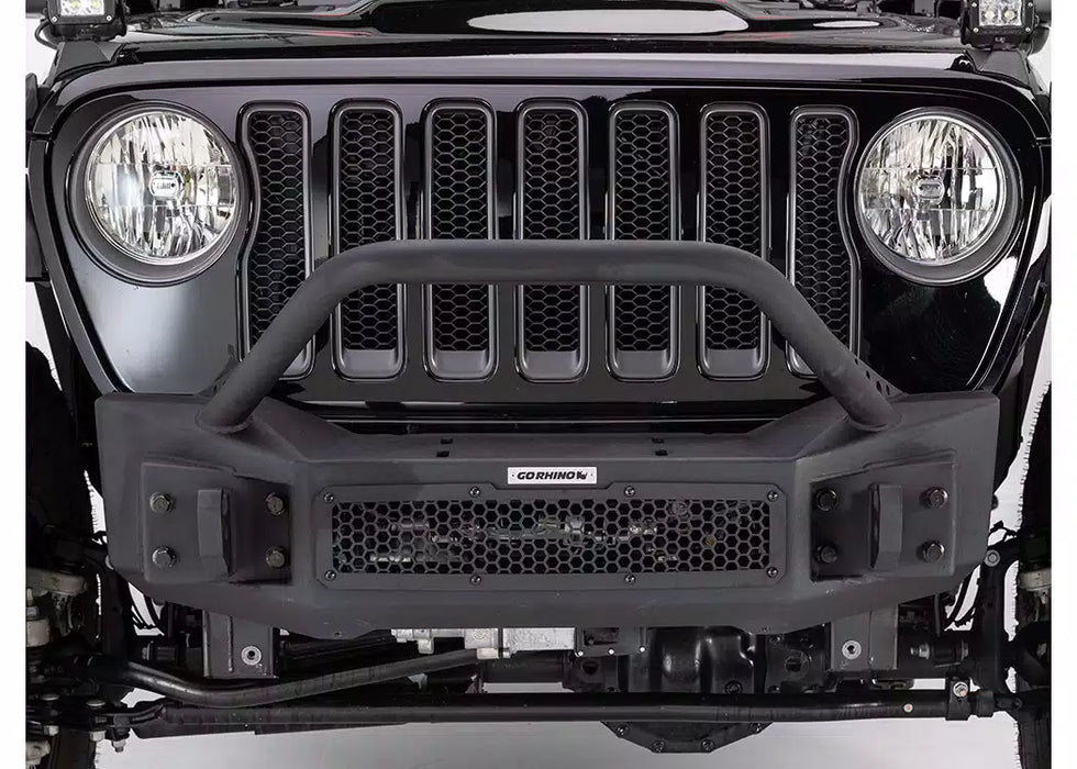 Go Rhino Rockline Stubby Front Winch Bumper 2020-2026 Jeep Gladiator