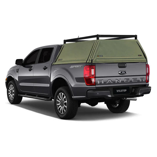 WildTop Ford Ranger Soft Truck Cap for 2019-2023 5ft Bed (61.0 in)