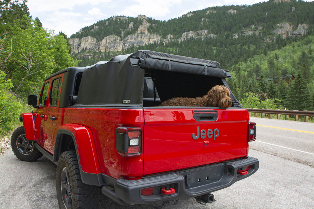 Fas-Top Traveler | 2 in 1 Topper & Tonneau Cover For 09-18 RAM 1500 & 10-18 RAM 2500/3500 6'4" Bed