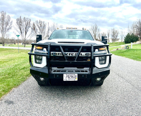Bodyguard T2 Extreme Front Bumper For 2020-2023 Chevrolet Silverado 2500/3500 - EEC20B