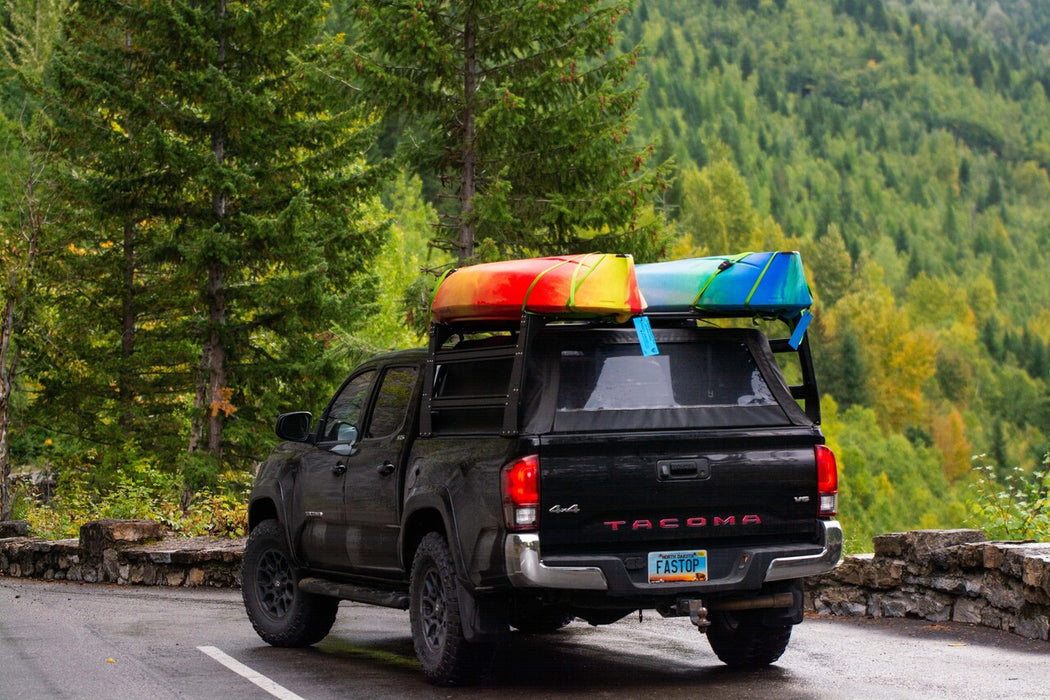 Fas-Top Traveler Sport | 2 in 1 Topper & Tonneau Cover For 2000-2006 Toyota Tundra & 1993-1998 Toyota T-100 8' Bed