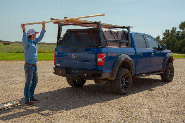 Fas-Top Traveler Sport | 2 in 1 Topper & Tonneau Cover For 2004-2012 GMC Canyon & Chevrolet Colorado 5'1" Bed