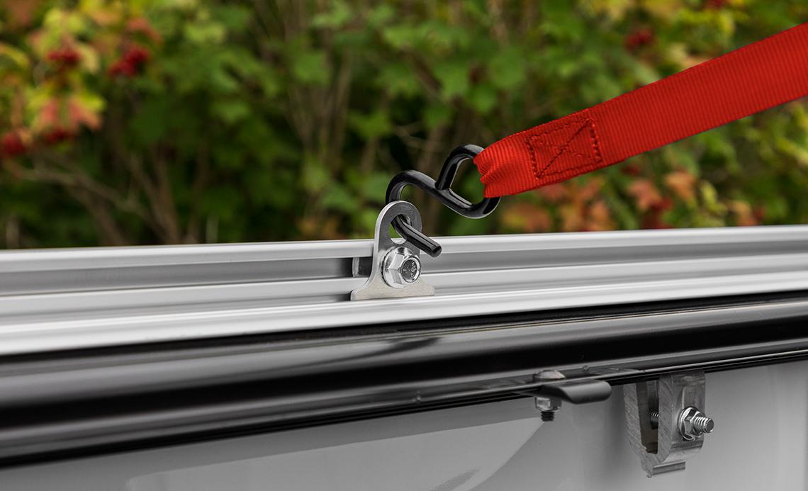 ADARAC Aluminum Utility Rails For 2024-2026 Ford Ranger 5'1" Bed