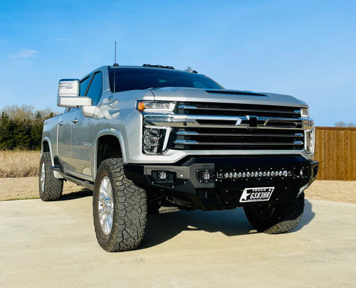 Bodyguard Freedom Base Front Bumper (Non-Winch) For 2020-2023 Chevrolet Silverado 2500/3500 - NAC20B