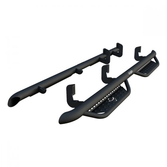 Ranch Hand Midnight 4-Step Running Steps For 2007-2019 GMC/Chevrolet Sierra/Silverado 1500/2500/3500 - MRSC071C1B4S