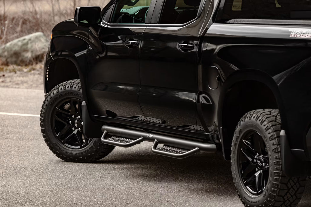 Ranch Hand Midnight 6-Step Running Steps For 2015-2026 Ford F-150/250/350