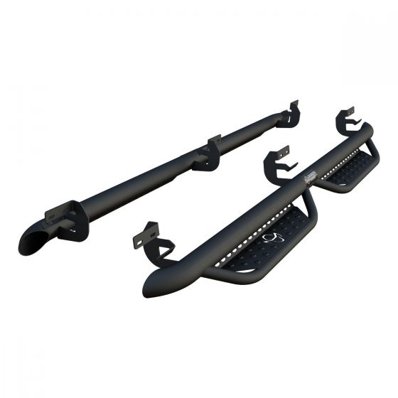 Ranch Hand Midnight 4-Step Running Steps For 2009-2026 Dodge RAM 1500/2500/3500 & 2019-2024 RAM 1500 Classic - MRSD091C1B4S