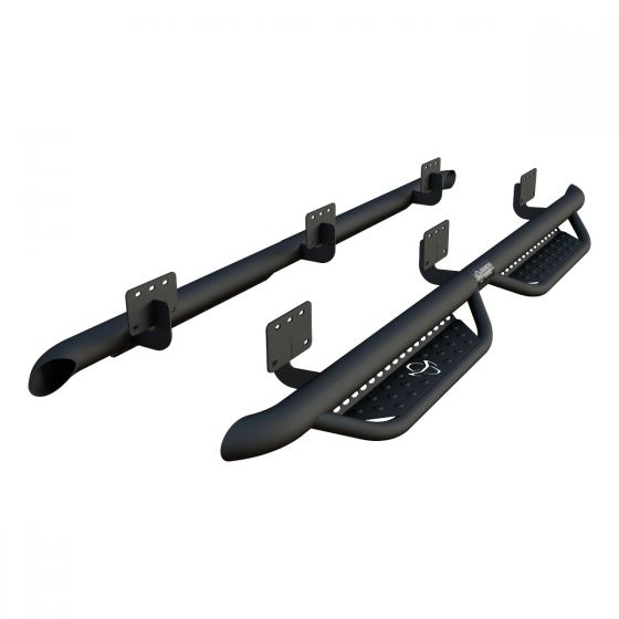 Ranch Hand Midnight 4-Step Running Steps For 2019-2026 RAM 1500 - MRSD19HC1B4S