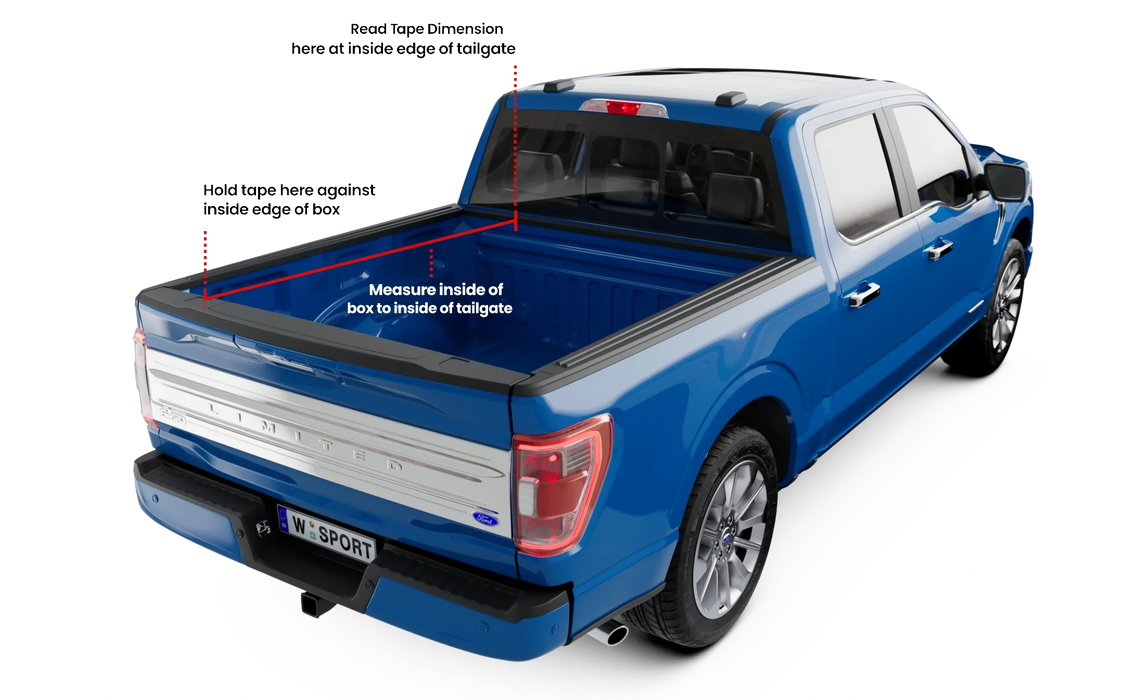 Worksport AL4 Flip-Up Hard Trifold Tonneau Cover For 2016-2023 Toyota Tacoma 5'1" Bed - 4975251