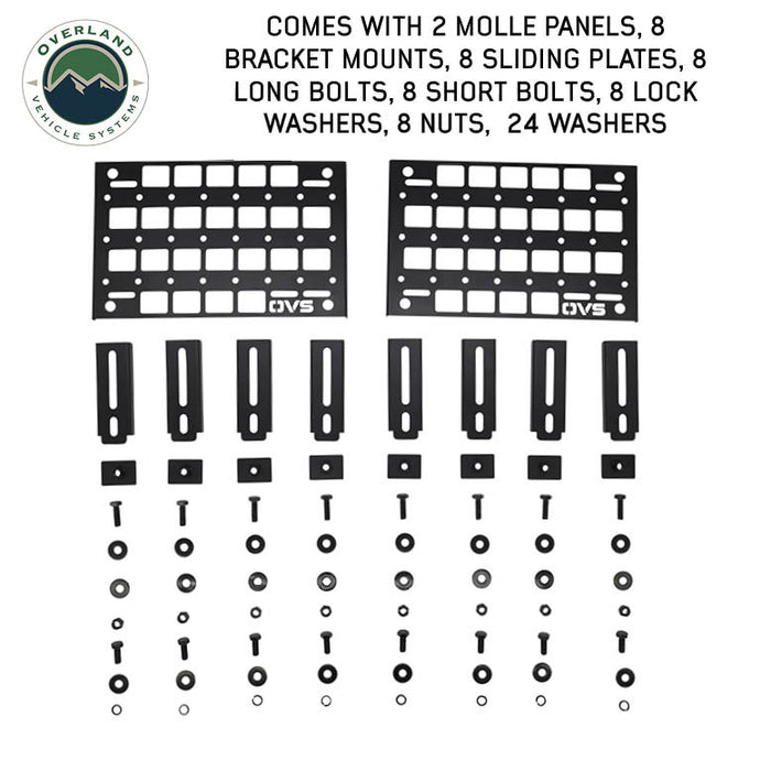 OVS Under Side Door Molle Panels (Pair) For Expedition Truck Cap - EXP02