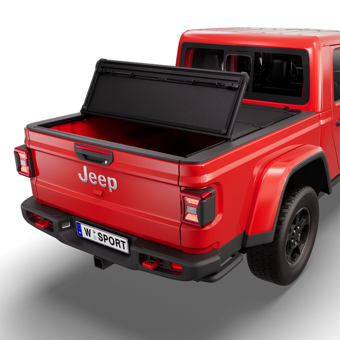 Worksport NEXUS Flip-Up Hard Tonneau Cover For 2020-2026 Jeep Gladiator 5' Bed - 4821150