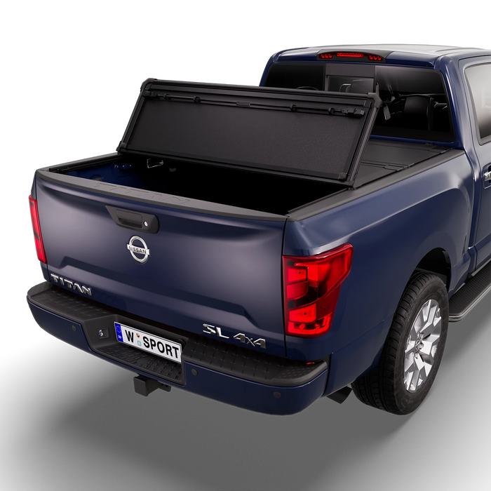 Worksport NEXUS Flip-Up Hard Tonneau Cover For 2016-2024 Nissan Titan 5'7" Bed