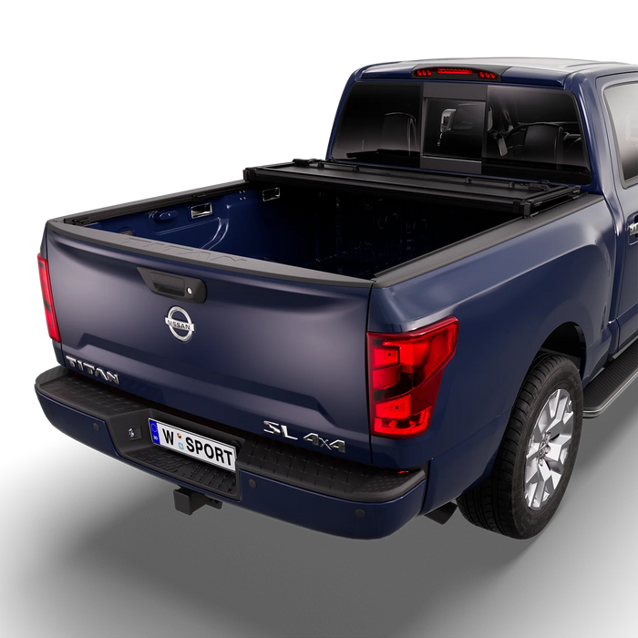 Worksport NEXUS Flip-Up Hard Tonneau Cover For 2016-2024 Nissan Titan 5'7" Bed