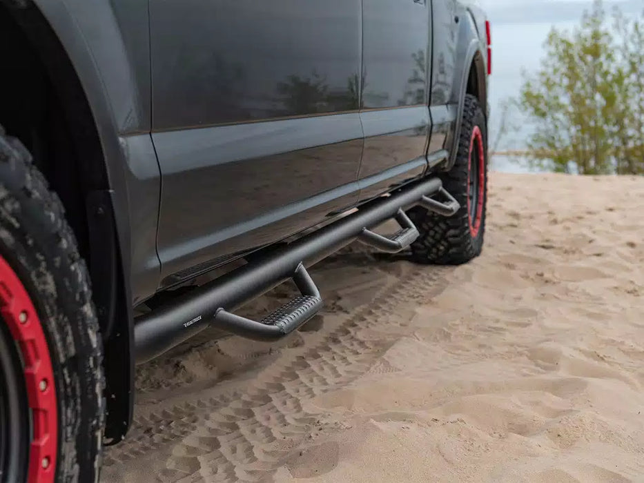 N-Fab Black Wheel To Wheel Nerf Bars For 2002-2009 RAM 1500 & 2003-2009 2500/3500