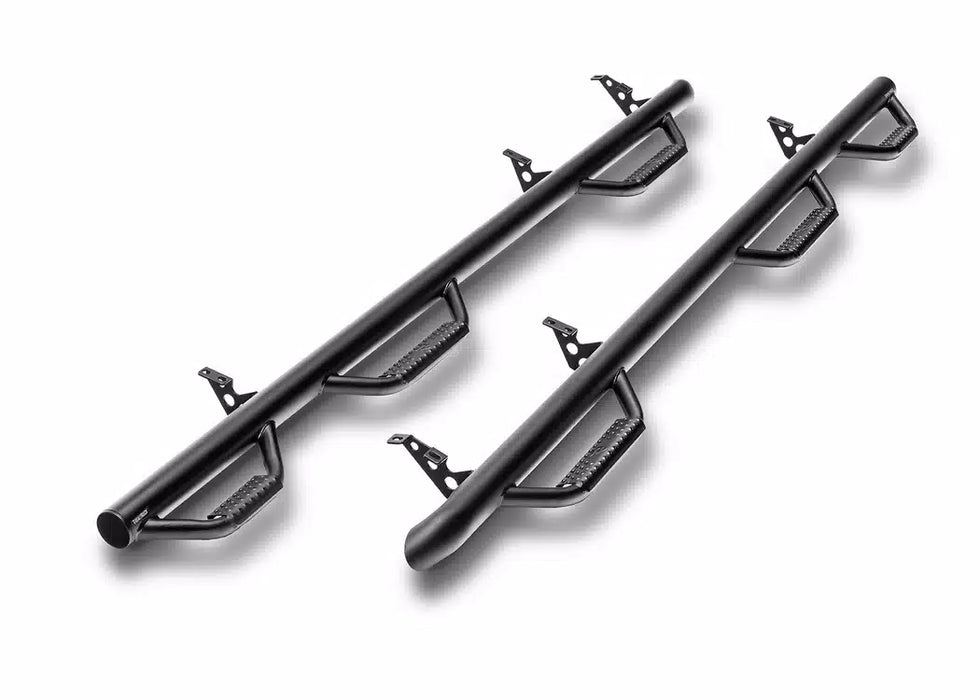 N-Fab Black Wheel To Wheel Nerf Bars For 2002-2009 RAM 1500 & 2003-2009 2500/3500