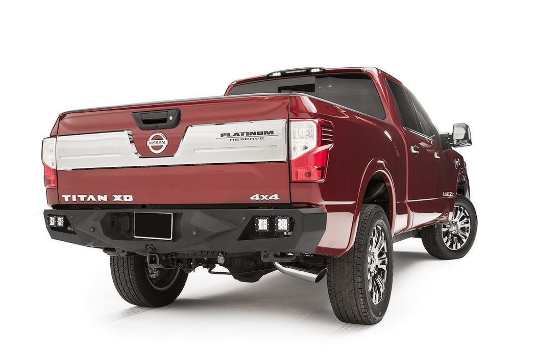 Fab Fours Vengeance Rear Bumpers For 20-24 Nissan Titan & 16-24 Titan XD - NT16-E3751-1