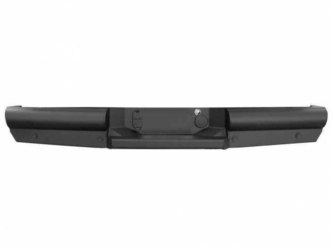 Fab Fours Black Steel Elite Rear Bumpers For 17-24 Nissan Titan & 16-24 Titan XD - NT16-U3750-1