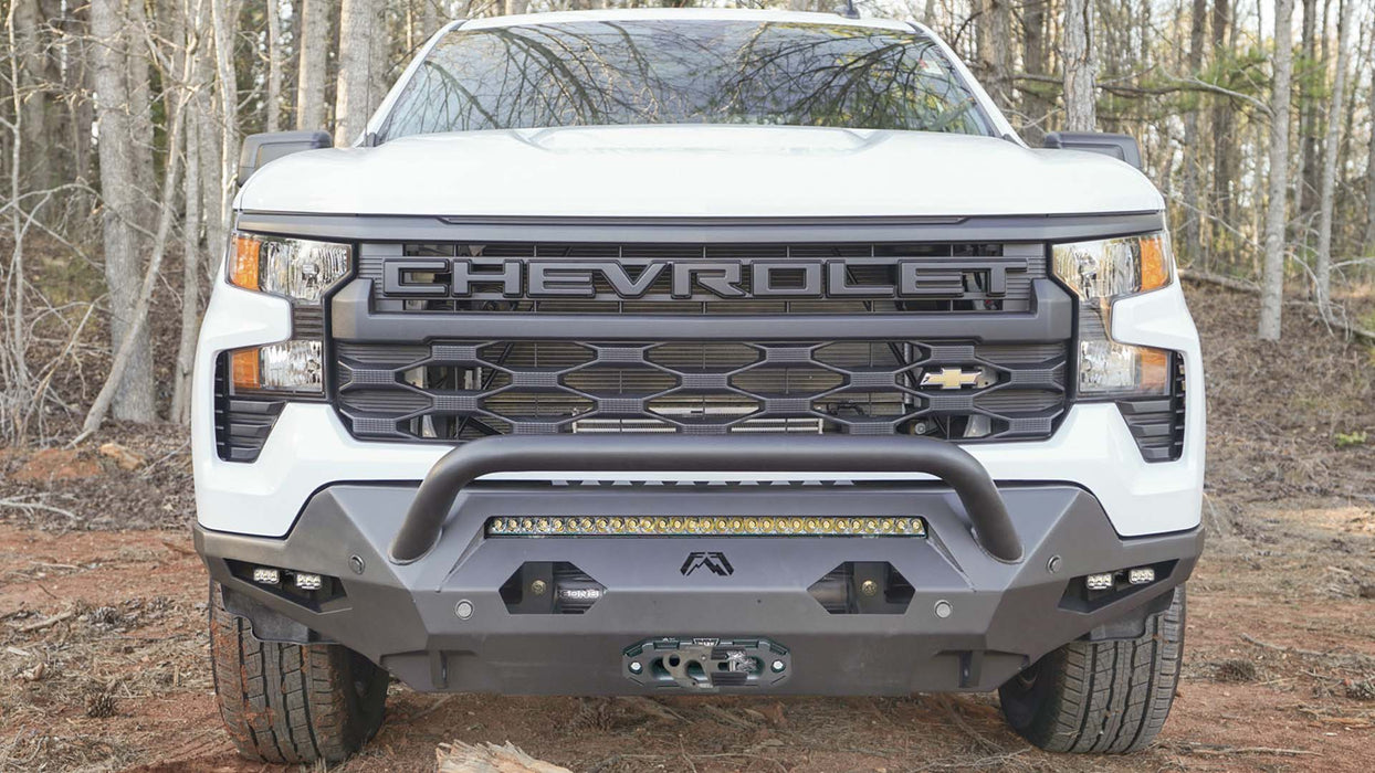 Fab Fours Matrix Front Bumpers For 2022-2026 Chevrolet Silverado 1500