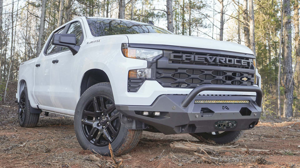 Fab Fours Matrix Front Bumpers For 2022-2026 Chevrolet Silverado 1500