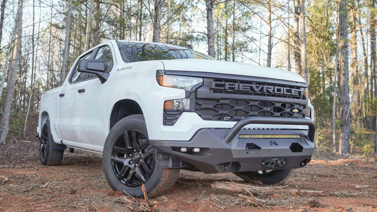 Fab Fours Matrix Front Bumpers For 2022-2026 Chevrolet Silverado 1500
