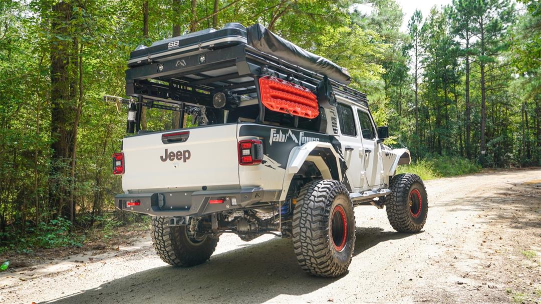 Fab Fours Premium Rear Bumpers For 2020-2026 Jeep Gladiator