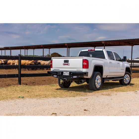 Ranch Hand Sport Rear Bumper For 2015-2019 GMC/Chevrolet Sierra/Silverado 2500/3500 - SBC151BLSL