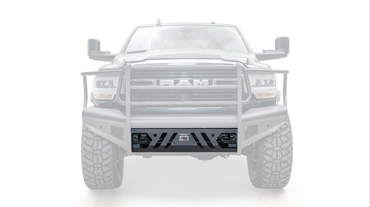 Fab Fours Black Steel Elite Replacement Lower Guard with Sensors for 2019-2024 RAM 2500/3500 - Q21983-1