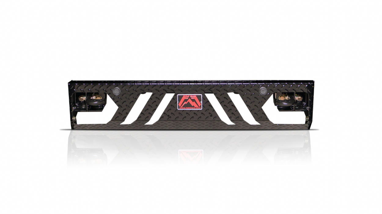 Fab Fours Black Steel Replacement Lower Guard with Sensors For 2020-2023 GMC Sierra 2500/3500 -S22917-1