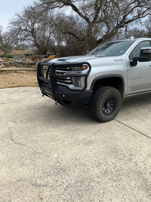 Bodyguard T2 Extreme Front Bumper For 2020-2023 Chevrolet Silverado 2500/3500 - EEC20B