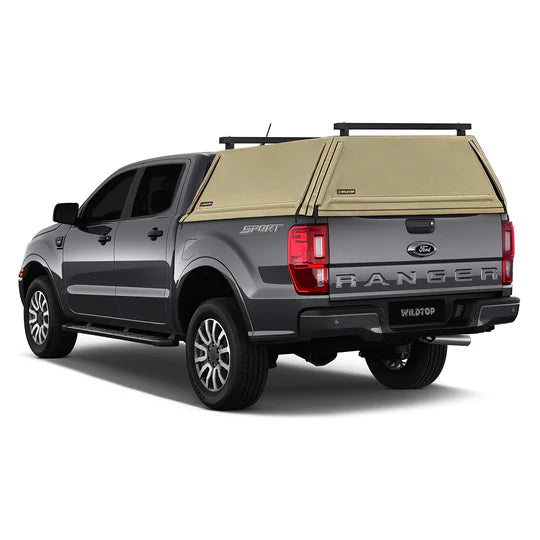 WildTop Ford Ranger Soft Truck Cap for 2019-2023 5ft Bed (61.0 in)
