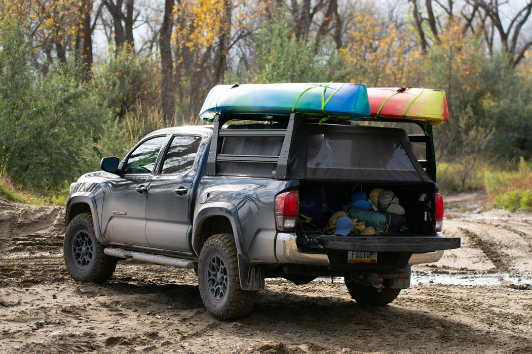 Fas-Top Traveler Sport | 2 in 1 Topper & Tonneau Cover For 2005-2021 Nissan Frontier 5' Bed