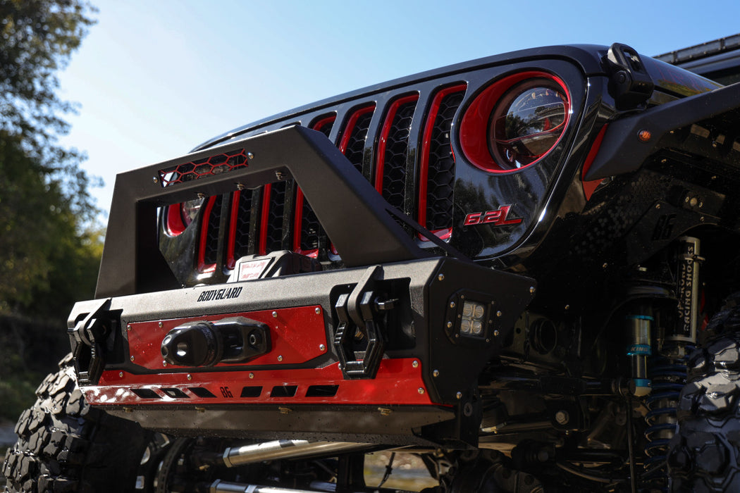 Bodyguard Jeep Gladiator Stubby Front Bumpers With Baja