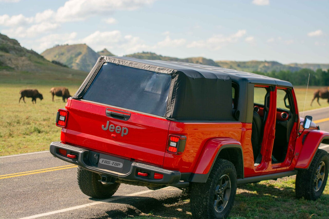 Fas-Top Traveler Sport | 2 in 1 Topper & Tonneau Cover For 2020-2026 Jeep Gladiator 5' Bed