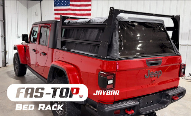 Fas-Top Traveler Sport | 2 in 1 Topper & Tonneau Cover For 2020-2026 Jeep Gladiator 5' Bed
