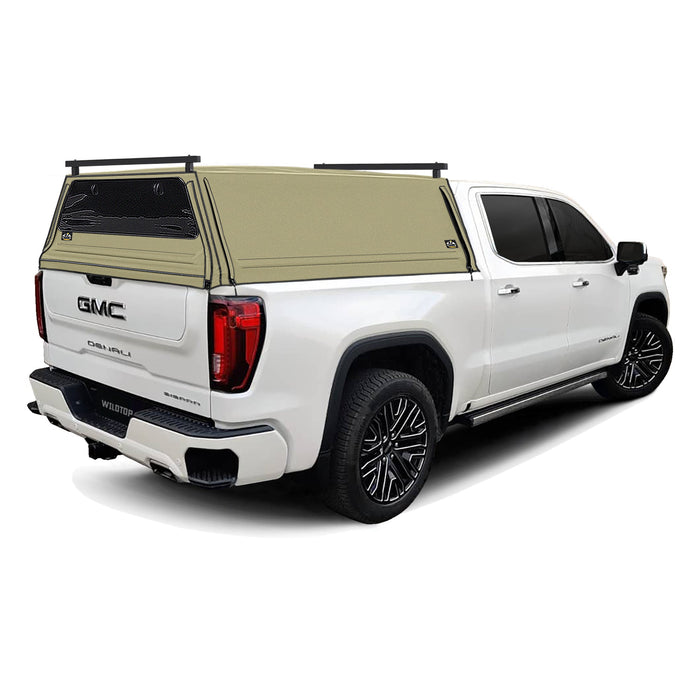 WildTop Soft Top For 2019-Current Chevrolet Silverado 1500 Short Bed (69.9 in)