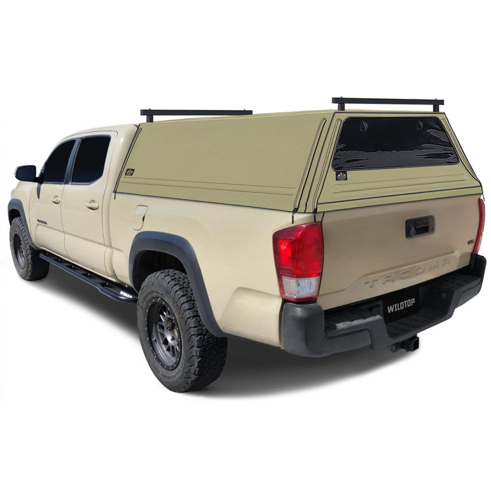 WildTop Soft Truck Cap for 2016-2023 3rd Gen Toyota Tacoma 6ft Bed (73.7 in)