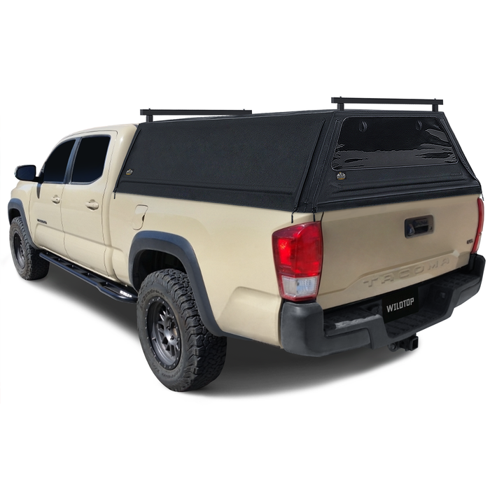 WildTop Soft Truck Cap for 2016-2023 3rd Gen Toyota Tacoma 6ft Bed (73.7 in)