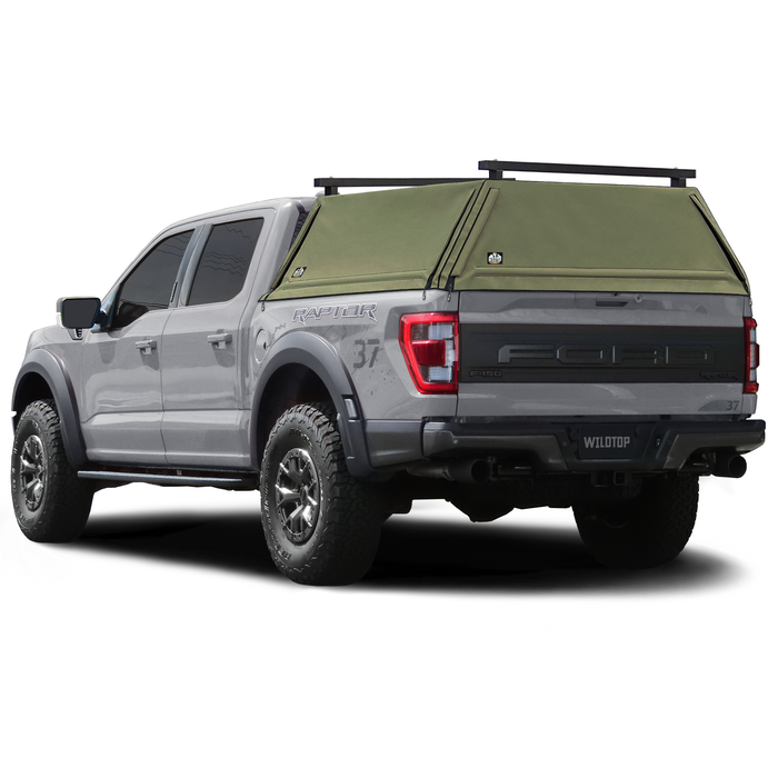 WildTop Soft Truck Cap for 2021-Current Ford F150 5.5 ft Bed (67.1 in)