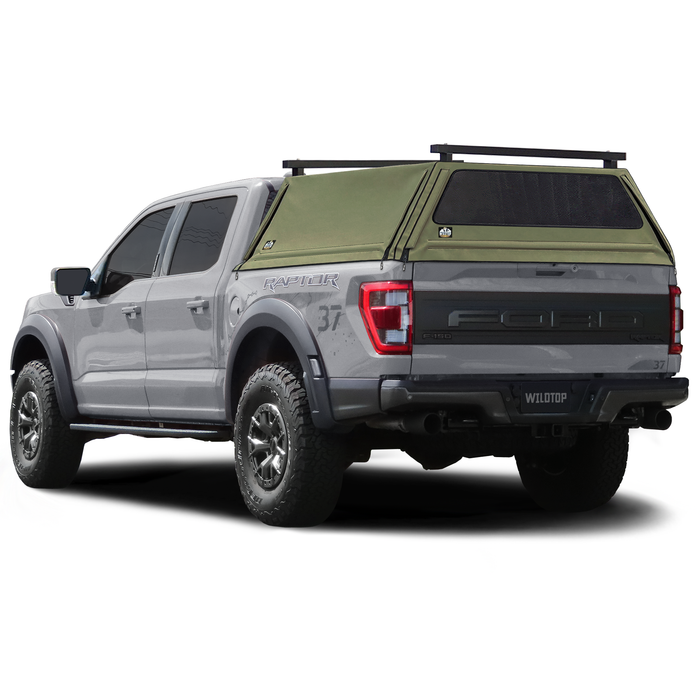 WildTop Soft Truck Cap for 2021-Current Ford F150 5.5 ft Bed (67.1 in)