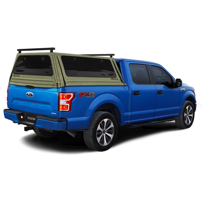 WildTop Soft Truck Cap for 2015-2020 Ford F-150 5.5 ft Bed (67.1 in)